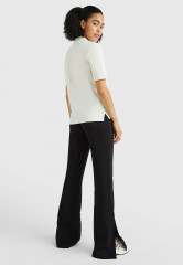 Tommy Hilfiger NYC LOGO REGULAR FIT  Polo shirt white heather NYC LOGO REGULAR FIT Рубашка поло белый вереск