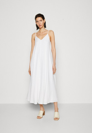 Tommy Hilfiger LONG DRESS Maxi dress optic white ДЛИННОЕ ПЛАТЬЕ Платье макси оптический белый
