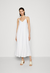 Tommy Hilfiger LONG DRESS  Maxi dress optic white ДЛИННОЕ ПЛАТЬЕ Платье макси оптический белый