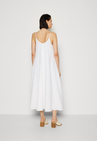 Tommy Hilfiger LONG DRESS Maxi dress optic white ДЛИННОЕ ПЛАТЬЕ Платье макси оптический белый