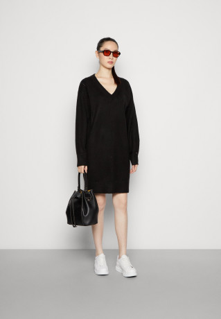 Tommy Hilfiger SHORT DRESS Jumper dress black КОРОТКОЕ ПЛАТЬЕ платье-джемпер черный