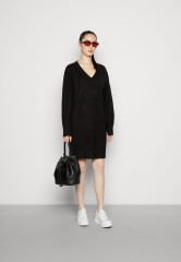 Tommy Hilfiger SHORT DRESS Jumper dress black КОРОТКОЕ ПЛАТЬЕ платье-джемпер черный