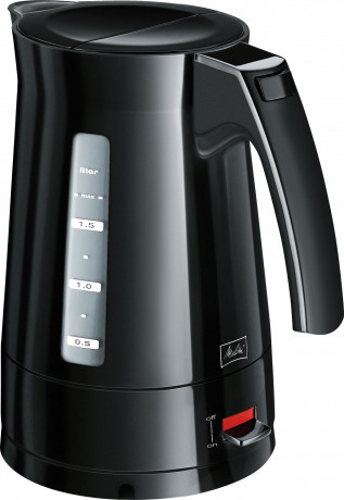 Melitta Melitta Wasserkocher Enjoy Aqua schwarz, 1,7 l, 2400 W Schwarz Чайник Melitta Enjoy Aqua черный, 1,7 л, 2400 Вт