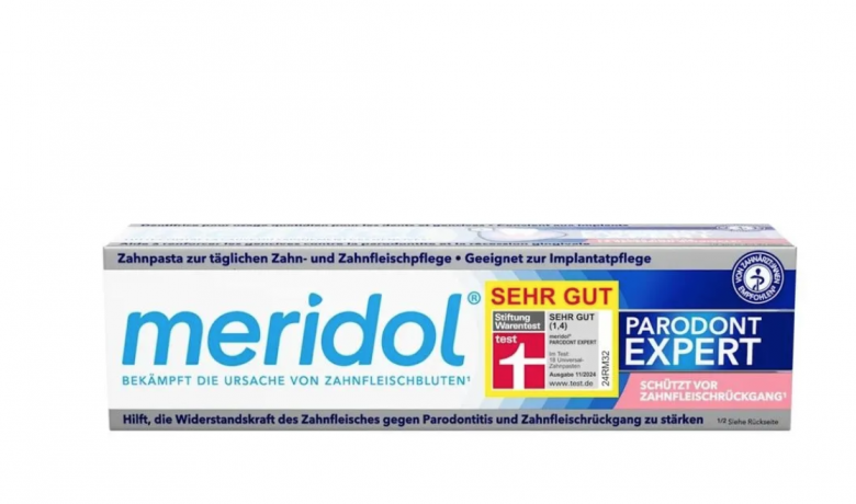 meridol PARODONT EXPERT Zahnpasta Meridol Parodont Expert с фтором, от кровоточивости и воспаления дёсен, защита от пародонтита, 75 мл75 мл