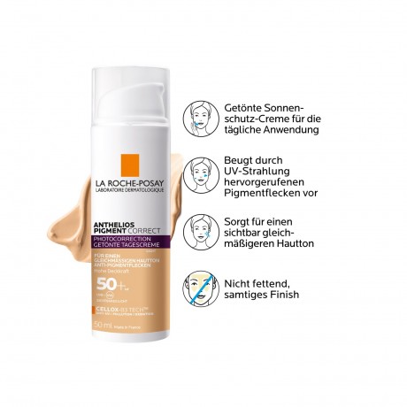 La Roche-Posay ROCHE-POSAY Anthelios Pigment Correct Cr.LSF 50+  ROCHE-POSAY Anthelios Pigment Correct Cr.SPF 50+