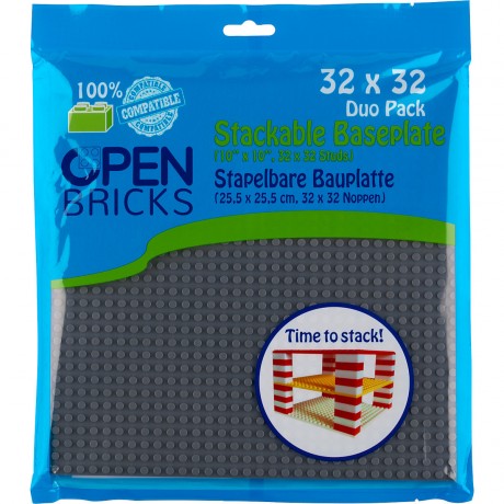 Open Bricks Stapelbare Bauplatte (25 Штабелируемая сборочная плита (25-я