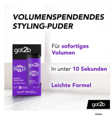 got2b Powder Full Volumen Styling Puder, Пудра для укладки волос для мгновенного объема, 10гр