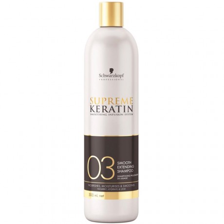 Schwarzkopf (Шварцкопф) Professional Supreme Keratin GlattungsShampoo Шампунь для волос Nr.3, 500 мл