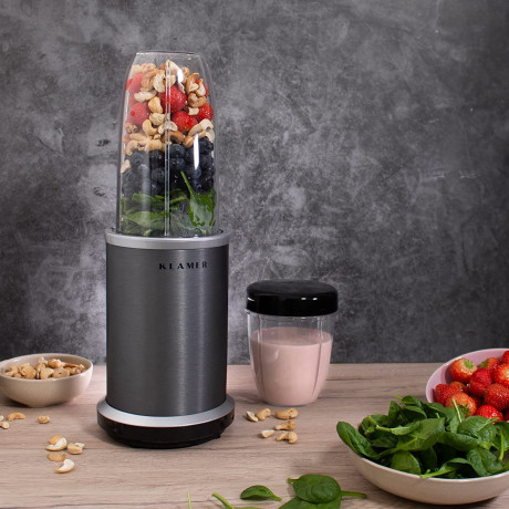 KLAMER KLAMER Smoothie-Maker KLAMER Bullet Mixer 1000 Watt, Smoothie Maker, elektrischer Shake Mix… KLAMER Смузи-мейкер KLAMER Bullet Mixer, 1000 Вт, смузи-мейкер, электрическая смесь для коктейлей…