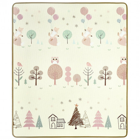 mamabrum Doppelseitige Krabbelmatte 180 x 150 x 2 cm Rutschfest Двусторонний коврик для ползания 180 x 150 x 2 см