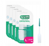 GUM Soft Picks Original L 200st (50st x 4packs), Межзубные ёршики, очистка межзубных промежутков, мягкие резиновые щетинки, уход за деснами, Набор 200 шт (4уп х 50шт)
