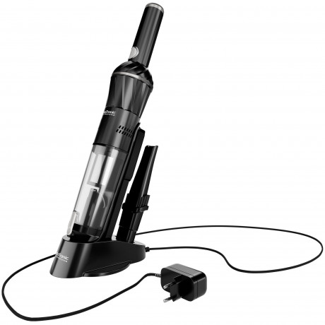 TurboTronic by Z-Line TurboTronic by Z-Line Akku-Handstaubsauger 6,5kpa, 25 Min. Laufzeit, ultra-Leichtgewicht Boden Staubsauger, 85 W, beutellos, kabelloser Sofa Couch Tisch Handsauger mit Ladestation schwarz/gold Беспроводной ручной пылесос TurboTronic