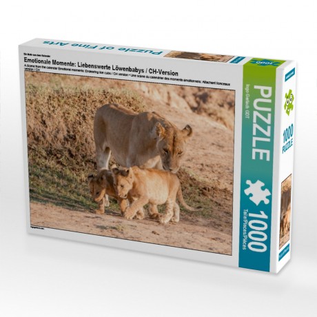 CALVENDO Puzzle CALVENDO Puzzle Emotionale Momente: Liebenswerte Lowenbabys \/ CH-Version Пазл CALVENDO Puzzle Эмоциональные моменты: милые львенки / Swiss version
