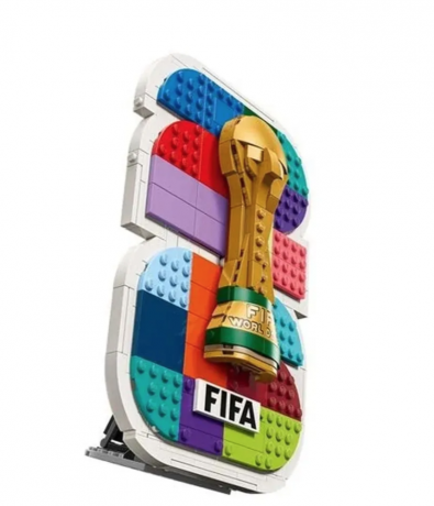 LEGO FIFA World Cup 2026 Official Emblem 43032, Конструктор LEGO (Дания), 298 деталей, официальный логотип чемпионата мира по футболу 2026, коллекционная модель