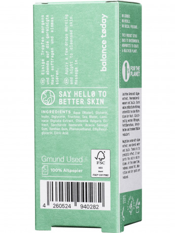 NO COSMETICS balance today Re-Balance Serum, 20 ml, No Cosmetics Сыворотка для лица с пребиотиками и водорослями, восстановление микробиома и баланса кожи, 20 мл