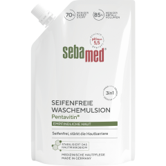 SEBAMED Waschemulsion Nachfullbeutel, 400 ml, Себамед Эмульсия для мытья, сменный блок, для чувствительной кожи, 400 мл