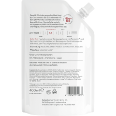 SEBAMED Waschemulsion Nachfullbeutel, 400 ml, Себамед Эмульсия для мытья, сменный блок, для чувствительной кожи, 400 мл
