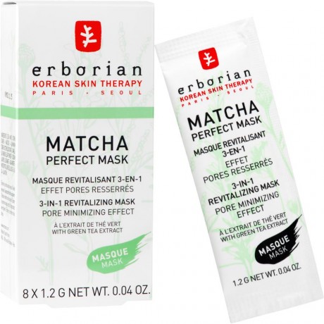 Erborian (Эрбориан) Gesichtspflege Matcha Perfect Mask Маска для лица , 8 x 1,20 г