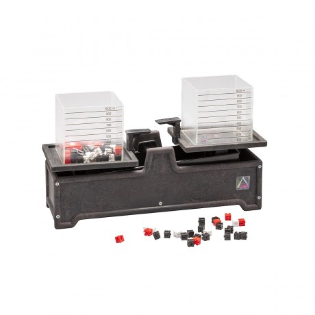 Wissner aktiv lernen Tafelwaagensatz mit 2 Literboxen und Gewichtswurfel Набор настольных весов с 2-литровыми ящиками и гирями