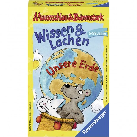 Ravensburger Mitbringspiel Mauseschlau  Barenstark: Wissen und Lachen Возьмите с собой игру Mauseschlau Barenstark: знания и смех
