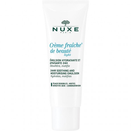 Nuxe (Нюкс) 24h Feuchtigkeitsspendend und Hautberuhigend 24HR Soothing and Moisturising Emulsion Creme fraiche de beaute light, Дневной крем для лица, sensible Haut - Mischhaut / Дневной крем для лица, 50 мл
