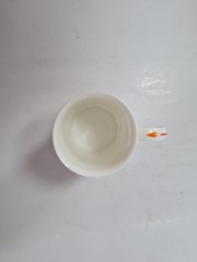 Кружка винтажная Fine Bone China &quot;Около пекарни в канун Рождества&quot;, 10 х 11,5 см, Китай, 1960-70гг.