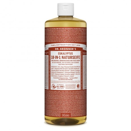 Dr. Bronner's Eukalyptus 18in1 Naturseife 945ml  Эвкалипт натуральное мыло 18в1 945мл