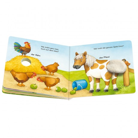 Ravensburger ministeps® Was wackelt hier? Was zappelt hier? ministeps® Что здесь трясется? Что тут шевелится?