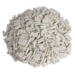 LEGO LEGO 1x4 Steine Weiss - 250 Stuck - White Bricks 3010 Белые кубики LEGO 1x4 — 250 штук — White Bricks 3010
