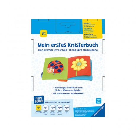 Ravensburger ministeps® Mein erstes Knisterbuch ministeps® Моя первая книга о кракле