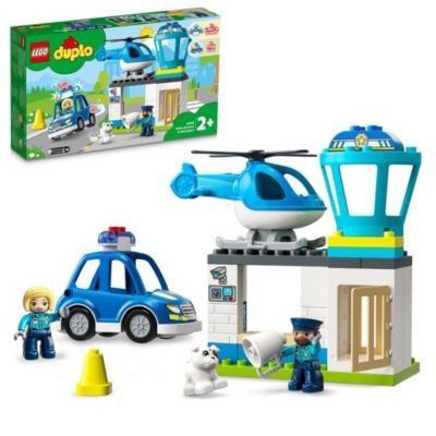 LEGO 2er Set: 10959 Polizeistation mit Hubschrauber + 10967 Polizeimotorrad Набор из 2 предметов: 10959 Полицейский участок с вертолетом + 10967 Полицейский мотоцикл.