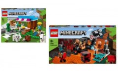 LEGO Minecraft 2er Set: 21184 Backerei + 21185 Netherbastion Minecraft Set of 2: 21184 Пекарня + 21185 Нижний Бастион