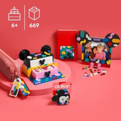 LEGO LEGO DOTS 41964 Micky Minnie Kreativbox zum Schulanfang LEGO DOTS 41964 Набор для творчества Микки и Минни «Снова в школу»