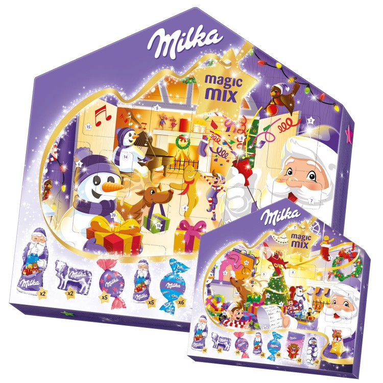 Скидка 40% Германия, Milka Magic Mix Adventskalender Рождественский Календа...