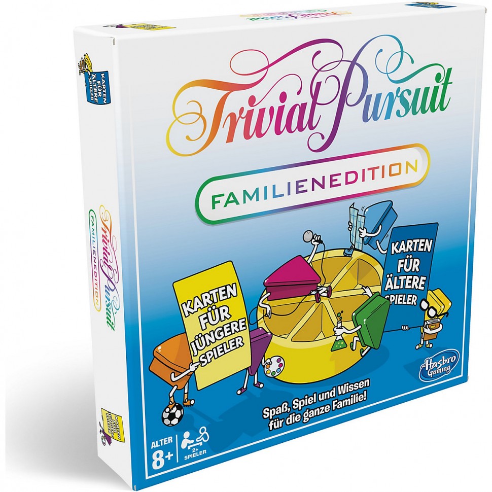 Купить Hasbro Trivial Pursuit Familien-Edition Семейное издание Trivial  Pursuit в интернет-магазине Diskontshop.eu Германия всего за 5 476 руб. в