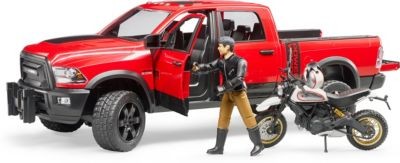 Bruder RAM 2500 Power Wagon m Scrambler Ducati RAM 2500 Power Wagon со скремблером Ducati