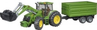 Bruder BRUDER 03055 Traktor John Deere 7930 mit Frontlader Трактор BRUDER 03055 John Deere 7930 с фронтальным погрузчиком