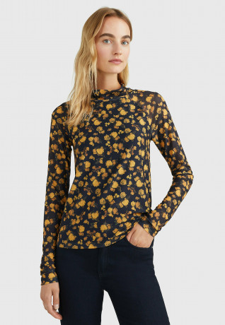 Tommy Hilfiger FLORAL PRINT Long sleeved top frosted floral ditsy ЦВЕТОЧНЫЙ ПРИНТ Топ с длинными рукавами матовый цветочный дитси