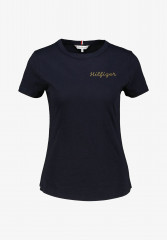 Tommy Hilfiger SLIM GOLD C-NK SS Print T-shirt marine SLIM GOLD C-NK SS Футболка с принтом морской