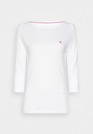 Tommy Hilfiger Long sleeved top optic white Топ с длинными рукавами оптический белый