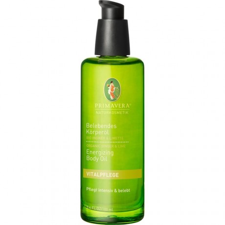 Primavera (Примавера)  Energizing Ingwer Limette Belebendes Korperol Масло для тела, Geschenkset Подарочный набор: Belebendendes Korperol Масло для тела Bio Ingwer & Limette 30 мл + Aktivierendes Korperol Масло для тела Bio Minze & Bio Zypresse 30 мл + Be