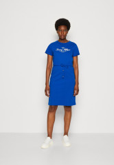 Tommy Hilfiger REGULAR SHORT DRESS Jersey dress ultra blue ОБЫЧНОЕ КОРОТКОЕ ПЛАТЬЕ Платье из джерси ультра синий