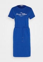 Tommy Hilfiger REGULAR SHORT DRESS Jersey dress ultra blue ОБЫЧНОЕ КОРОТКОЕ ПЛАТЬЕ Платье из джерси ультра синий