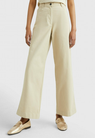 Tommy Hilfiger 1985 COLLECTION MODERN WIDE LEG Trousers light sandalwood 1985 COLLECTION MODERN WIDE LEG Брюки светлое сандаловое дерево