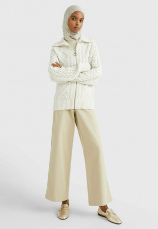 Tommy Hilfiger 1985 COLLECTION MODERN WIDE LEG Trousers light sandalwood 1985 COLLECTION MODERN WIDE LEG Брюки светлое сандаловое дерево