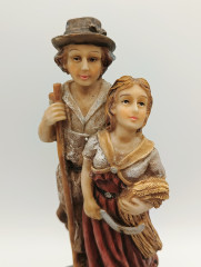Статуэтка винтажная &quot;Фермер с женой&quot;, среднего размера, 21 х 8 см, Германия, 1970-90гг.