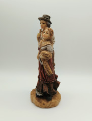 Статуэтка винтажная &quot;Фермер с женой&quot;, среднего размера, 21 х 8 см, Германия, 1970-90гг.