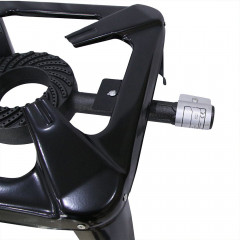 Mucola Mucola Gaskocher Hockerkocher Gasbrenner 4 Bein Gaskocher Campingkocher Gusseisen Stahl, (Premium-Gaskocher), regulierbar  Газовая плита Mucola, табурет, газовая горелка, газовая плита на 4 ножках, походная плита, чугунная сталь, (газовая плита пре