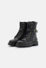 Tommy Hilfiger BUCKLE LACE UP BOOT Lace-up ankle boots black BUCKLE LACE UP BOOT Ботильоны на шнуровке черный