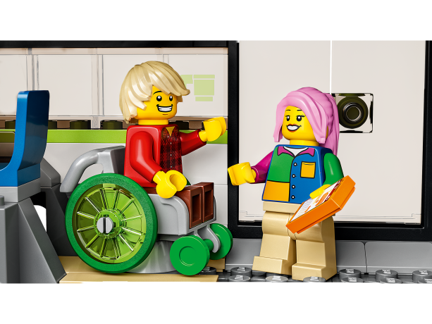 Lego Personen-Schnellzug пассажирский экспресс